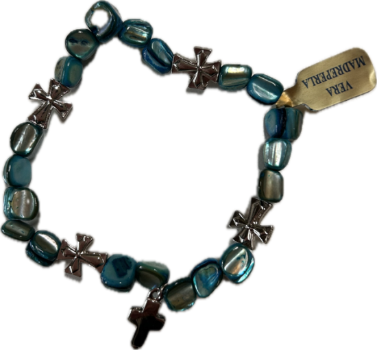 ARMBAND BLAU KREUZE